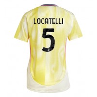 Camisa de time de futebol Juventus Manuel Locatelli #5 Replicas 2º Equipamento Feminina 2024-25 Manga Curta